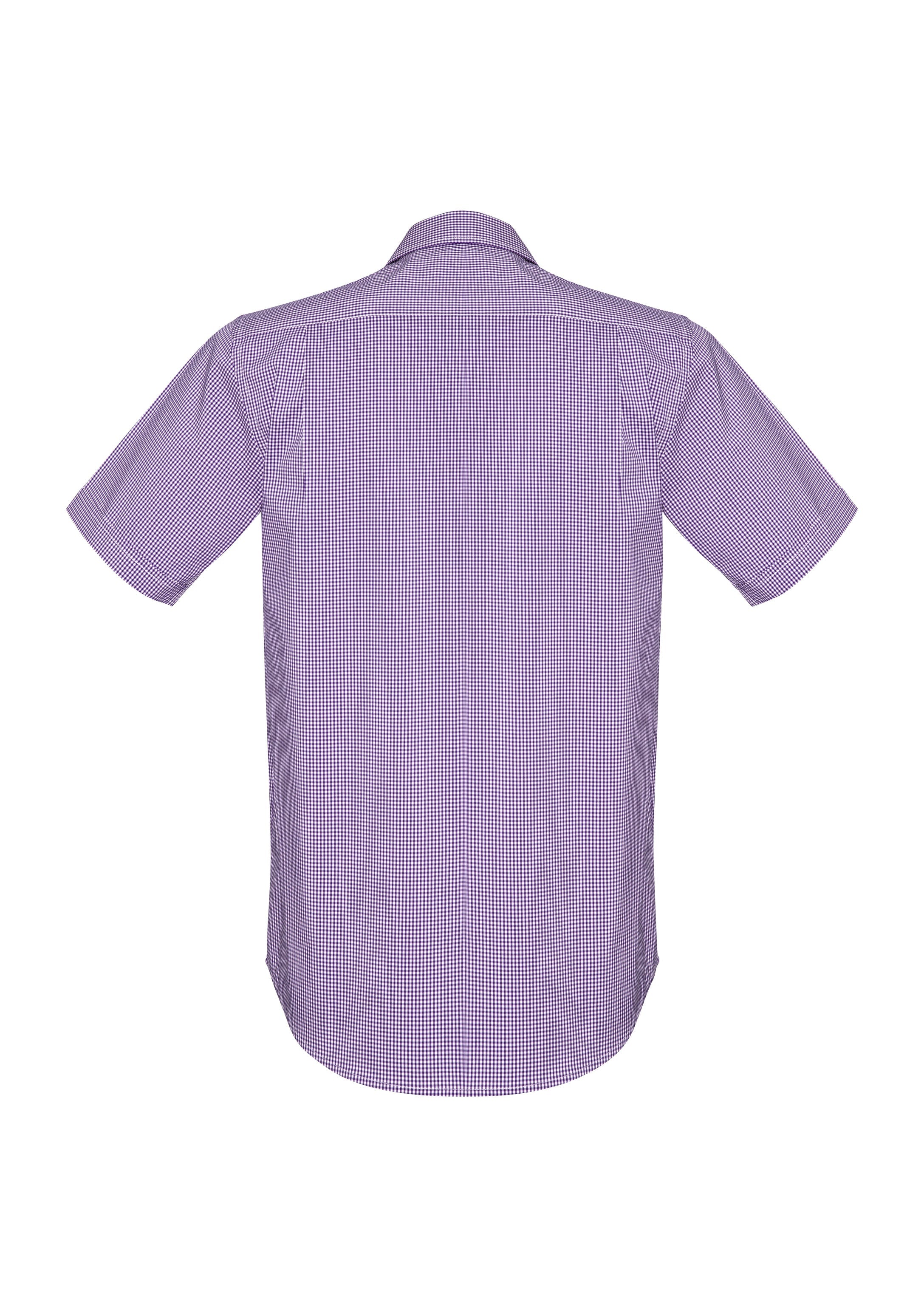 BIZ CORPORATES Mens Newport Short Sleeve Shirt 42522