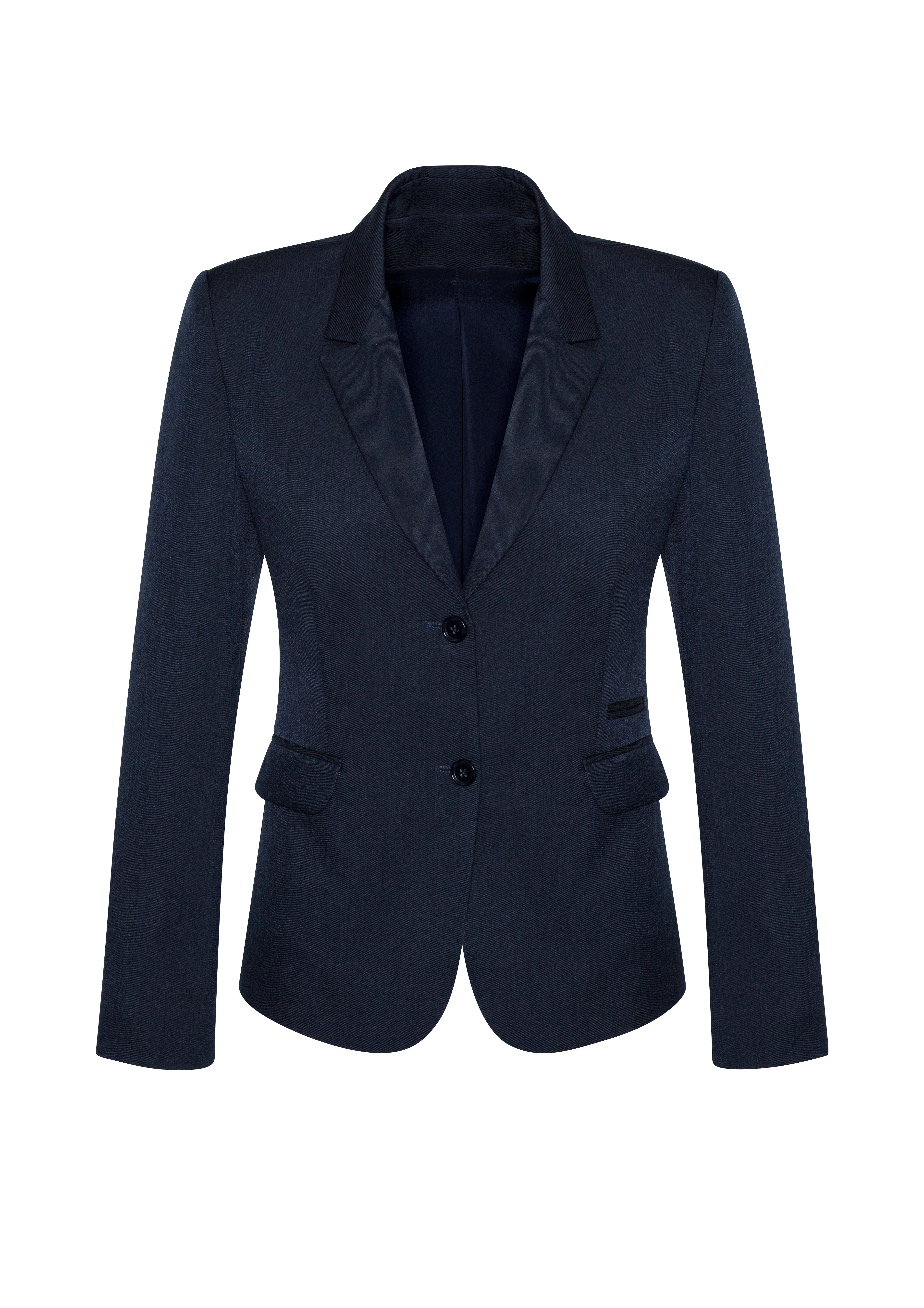 BIZ CORPORATES Womens Cool Stretch 2 Button Mid Length Jacket 60119