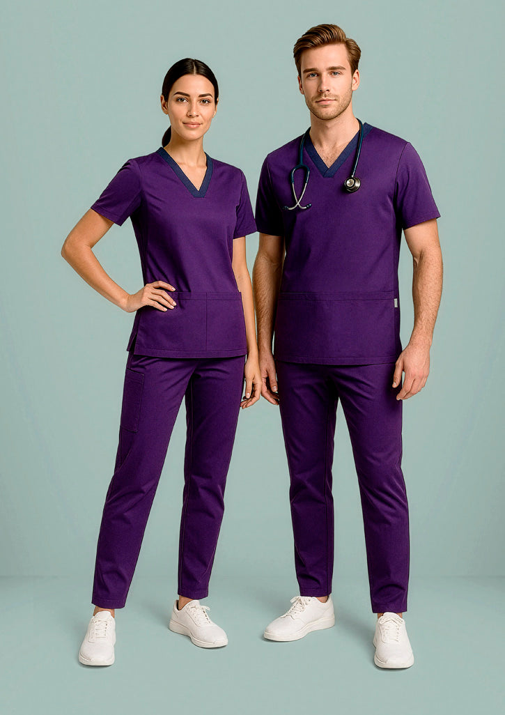 BIZ CARE Mens Riley Straight Leg Scrub Pant CSP047ML