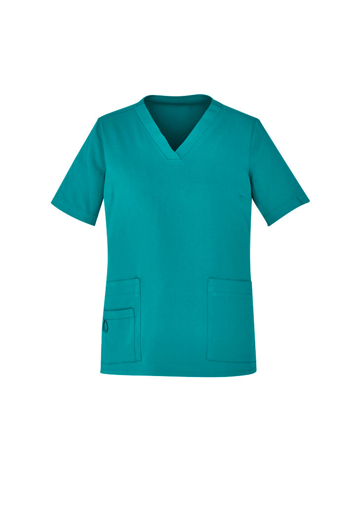 BIZ CARE Womens Avery V-Neck Scrub Top CST941LS