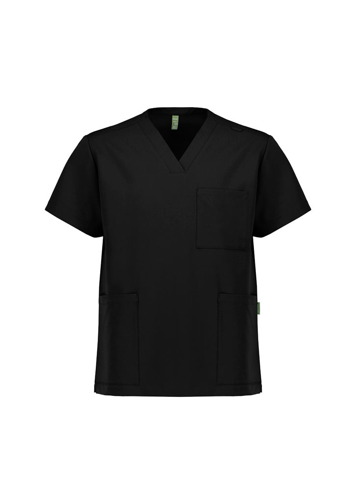 BIZ CARE Unisex Pulse V-Neck Scrub Top CU544US