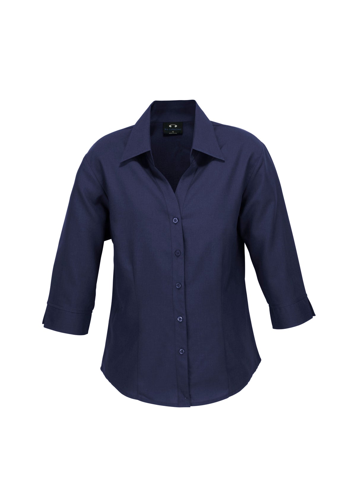 BIZ COLLECTION Womens Oasis 3/4 Sleeve Shirt LB3600