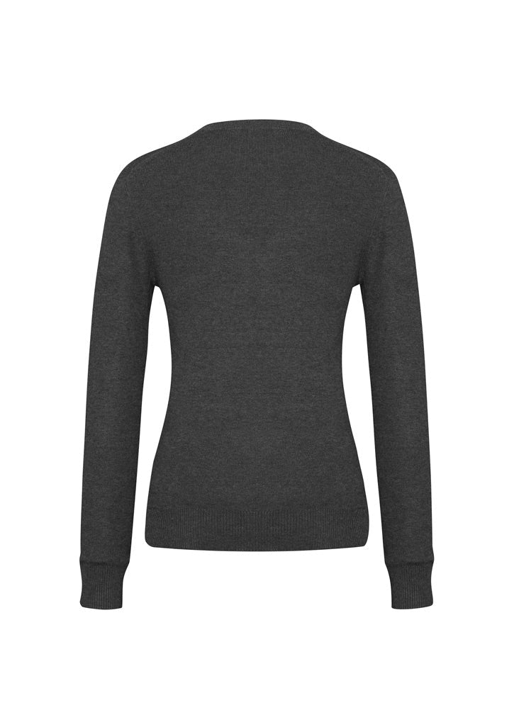 BIZ COLLECTION Womens V-Neck Knit Pullover LP3506