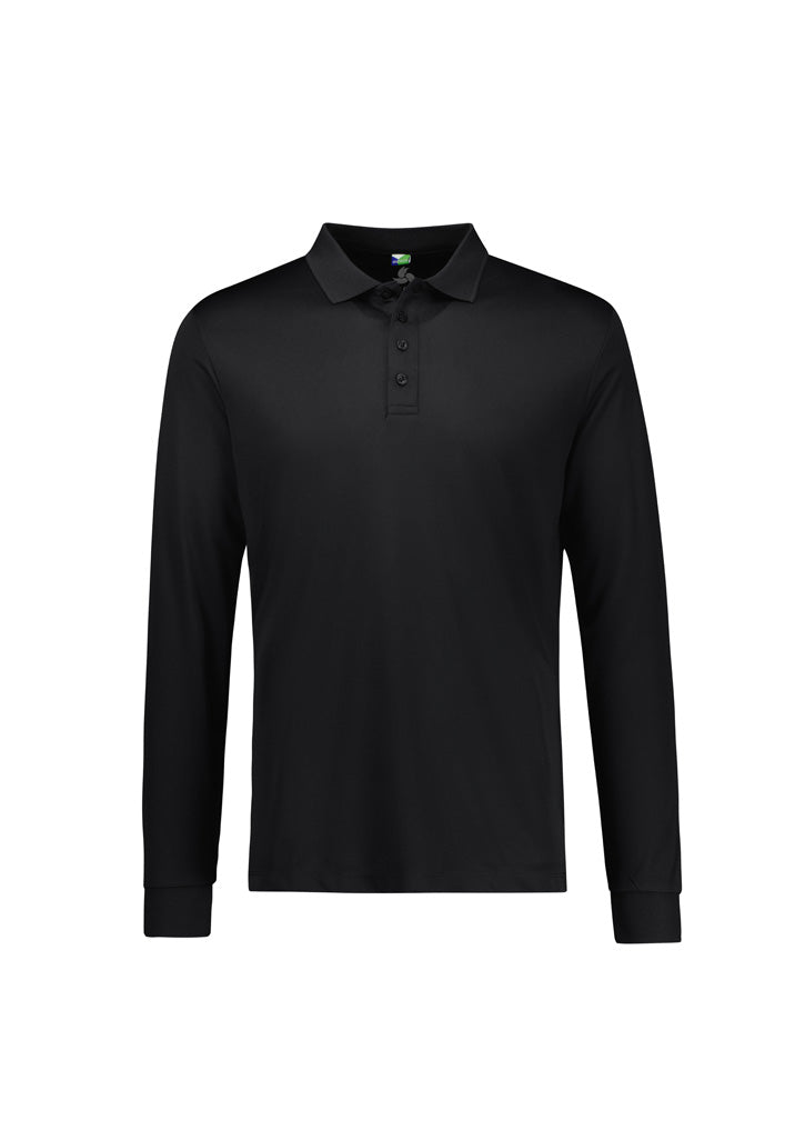 BIZ COLLECTION Mens Action Long Sleeve Polo P206ML