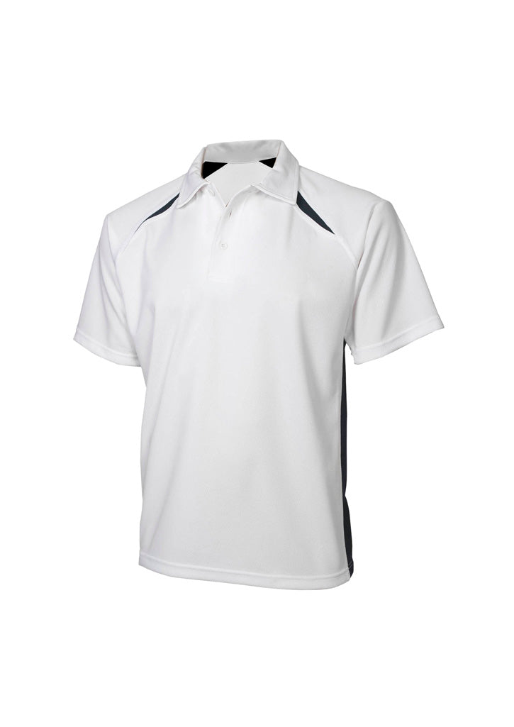 BIZ COLLECTION Kids Splice Short Sleeve Polo P7700B