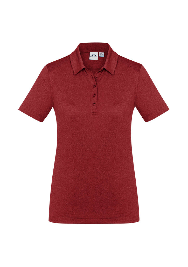 BIZ COLLECTION Womens Aero Short Sleeve Polo P815LS