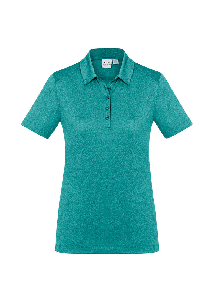 BIZ COLLECTION Womens Aero Short Sleeve Polo P815LS