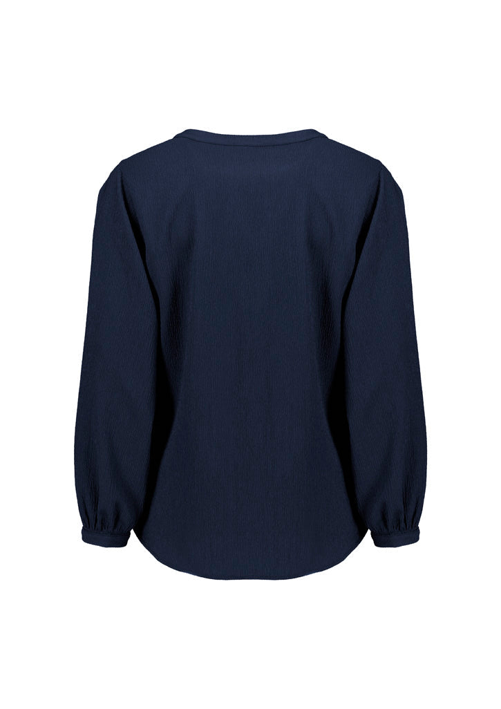 BIZ CORPORATES Womens Ruche Long Sleeve Blouse RU568LL