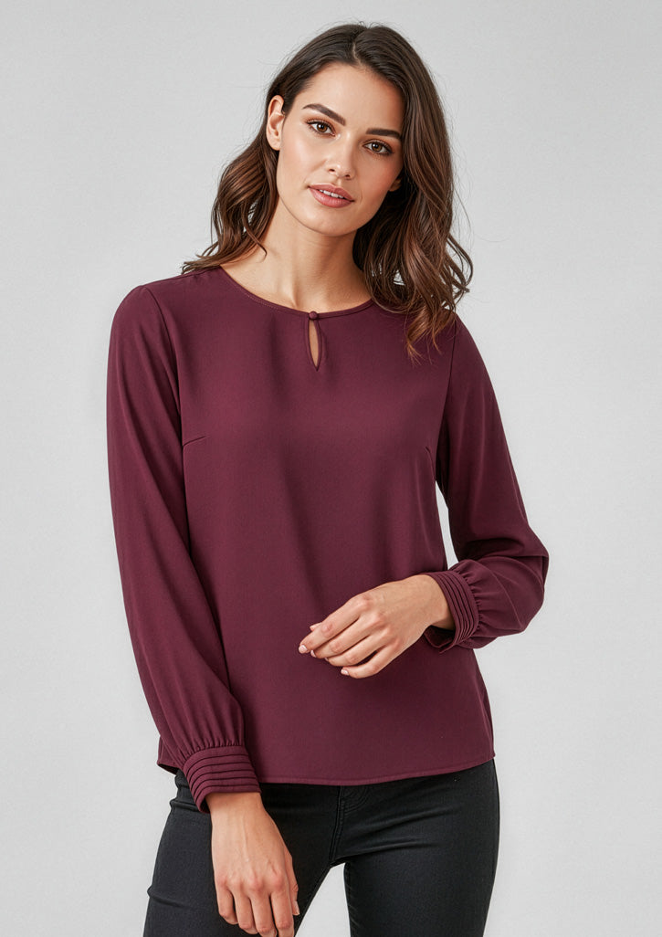 BIZ CORPORATES Womens Evelyn Long Sleeve Blouse RU569LL