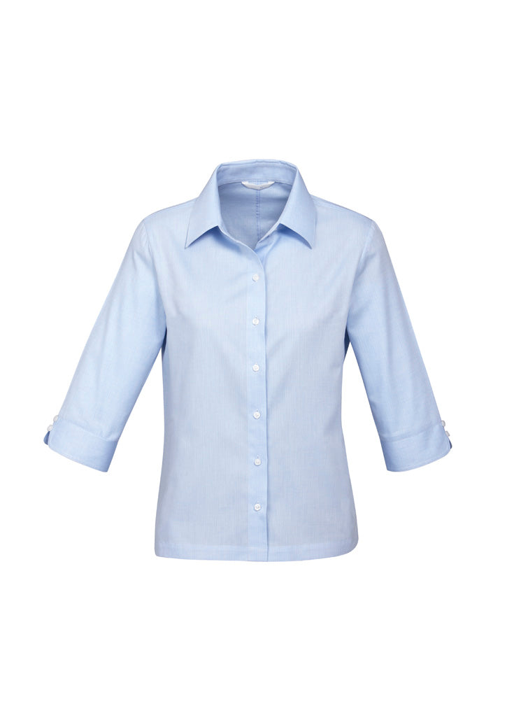 BIZ COLLECTION Womens Luxe 3/4 Sleeve Shirt S10221