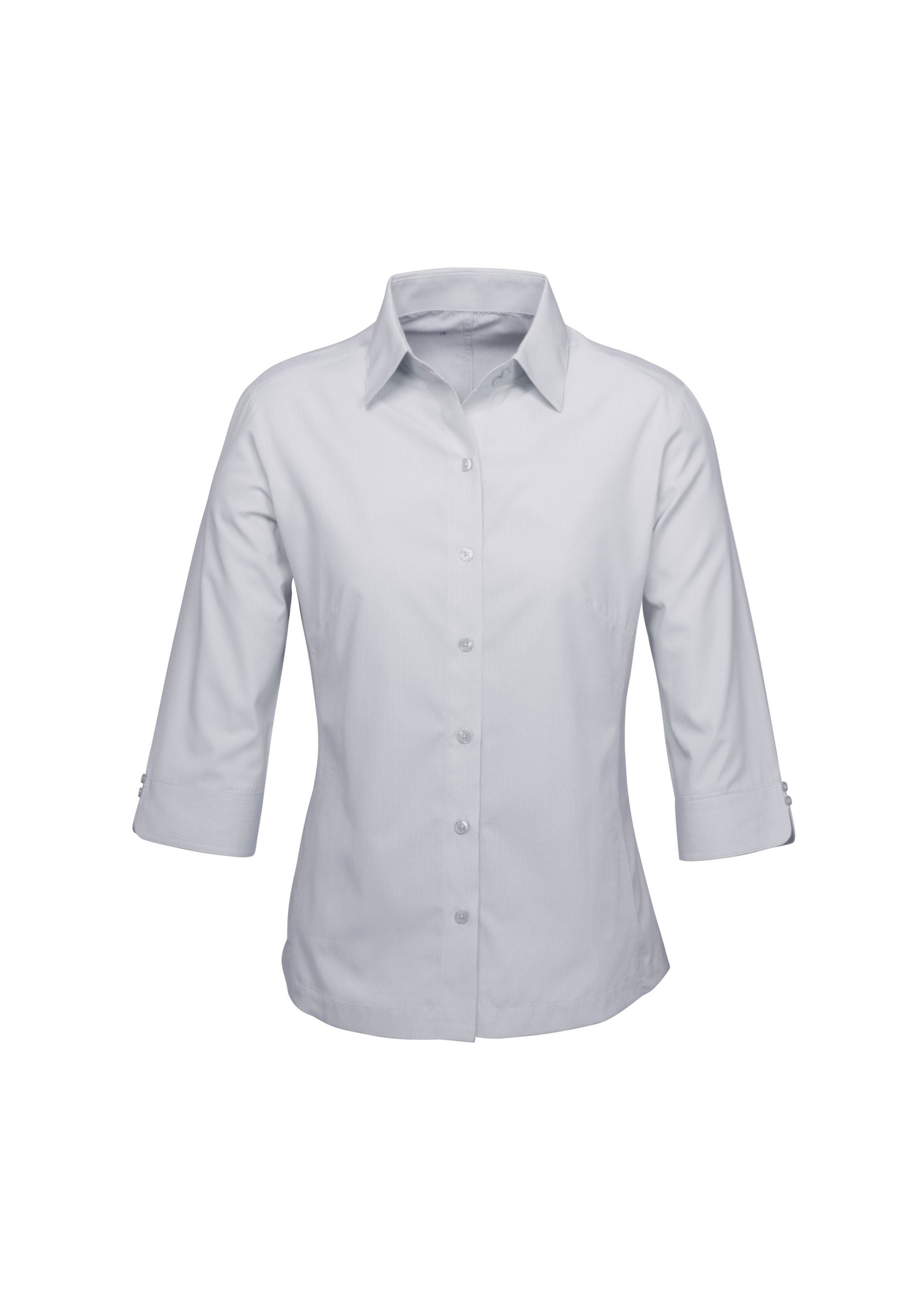 BIZ COLLECTION Womens Ambassador 3/4 Sleeve Shirt S29521