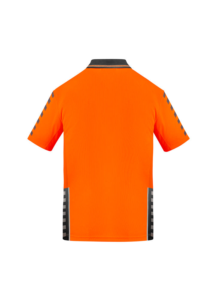 SYZMIK Mens Hi Vis Komodo Short Sleeve Polo ZH320
