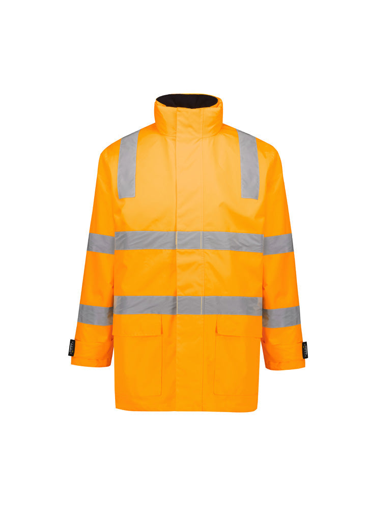 SYZMIK Unisex Hi Vis VIC Rail 4 In 1 Waterproof Jacket ZJ580