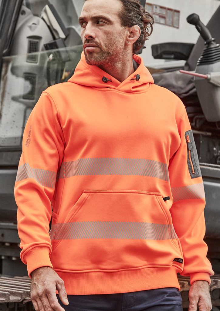 SYZMIK Unisex Streetworx Segmented Tape Water Resistant Hoodie ZT867