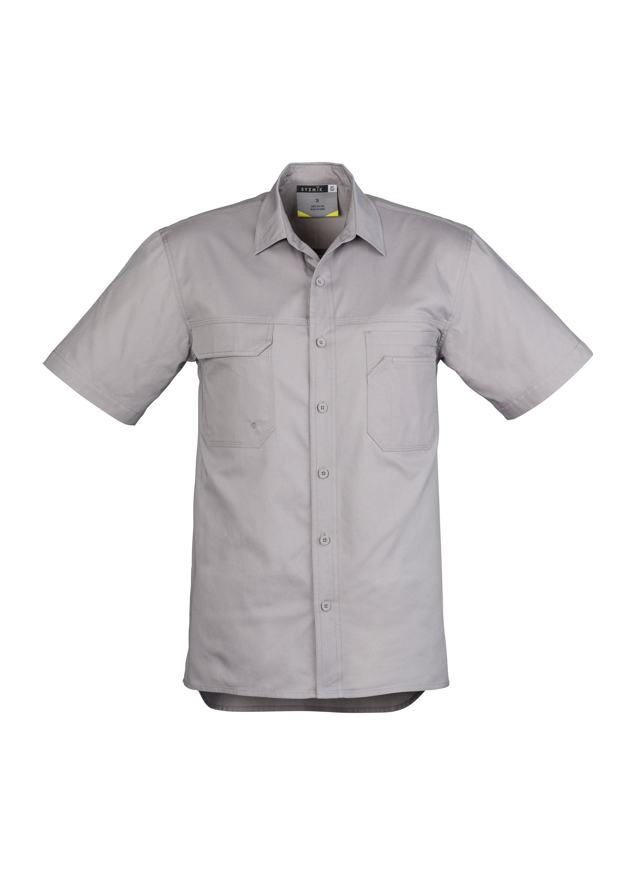 SYZMIK Mens Lightweight Tradie Short Sleeve Shirt ZW120