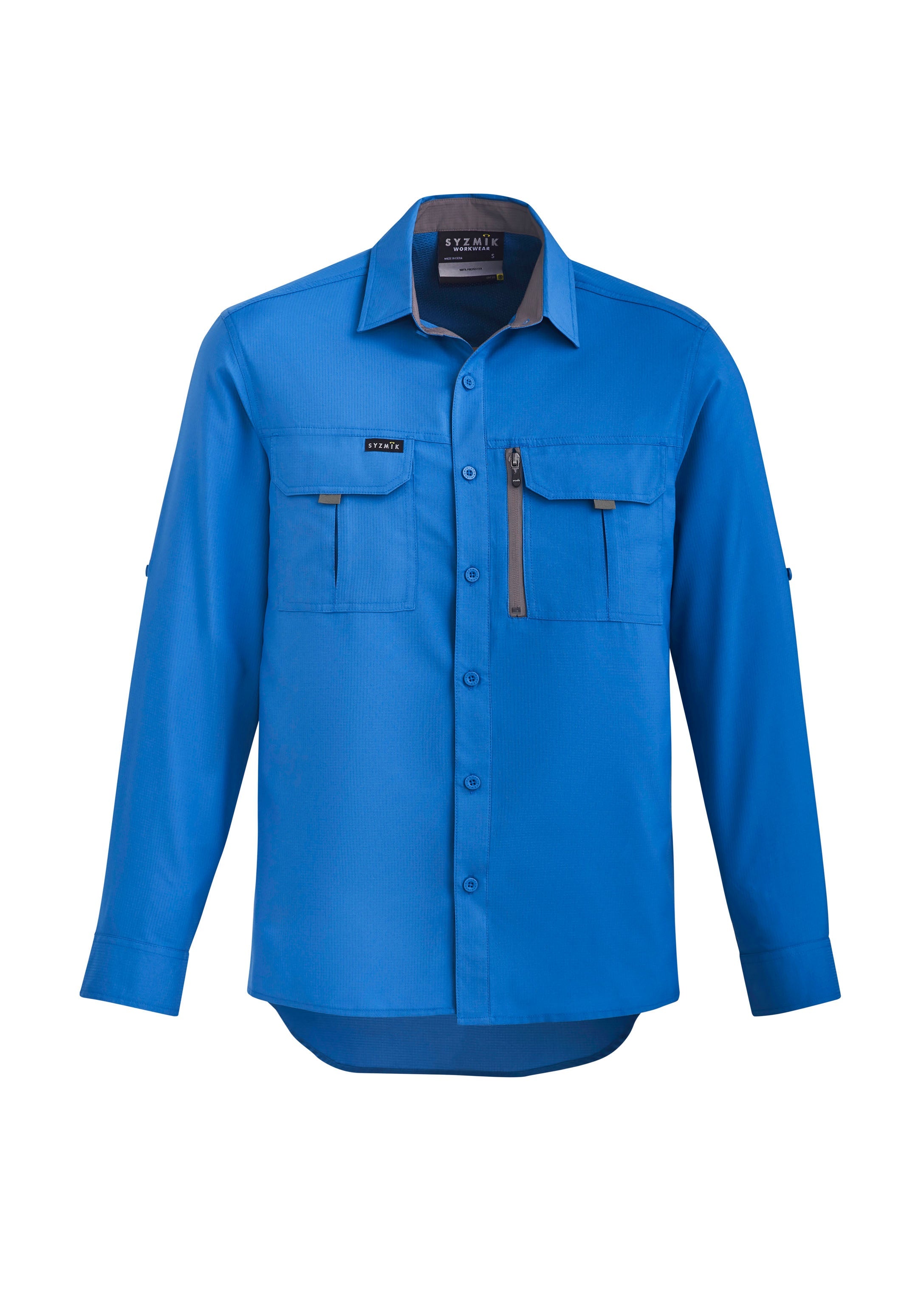 SYZMIK Mens Outdoor Long Sleeve Shirt ZW460