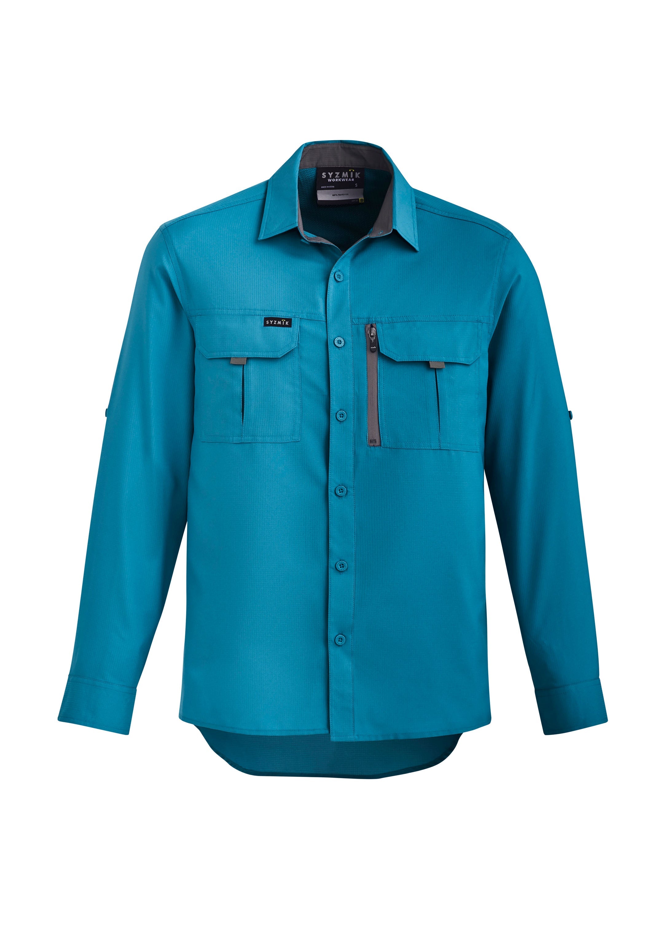 SYZMIK Mens Outdoor Long Sleeve Shirt ZW460
