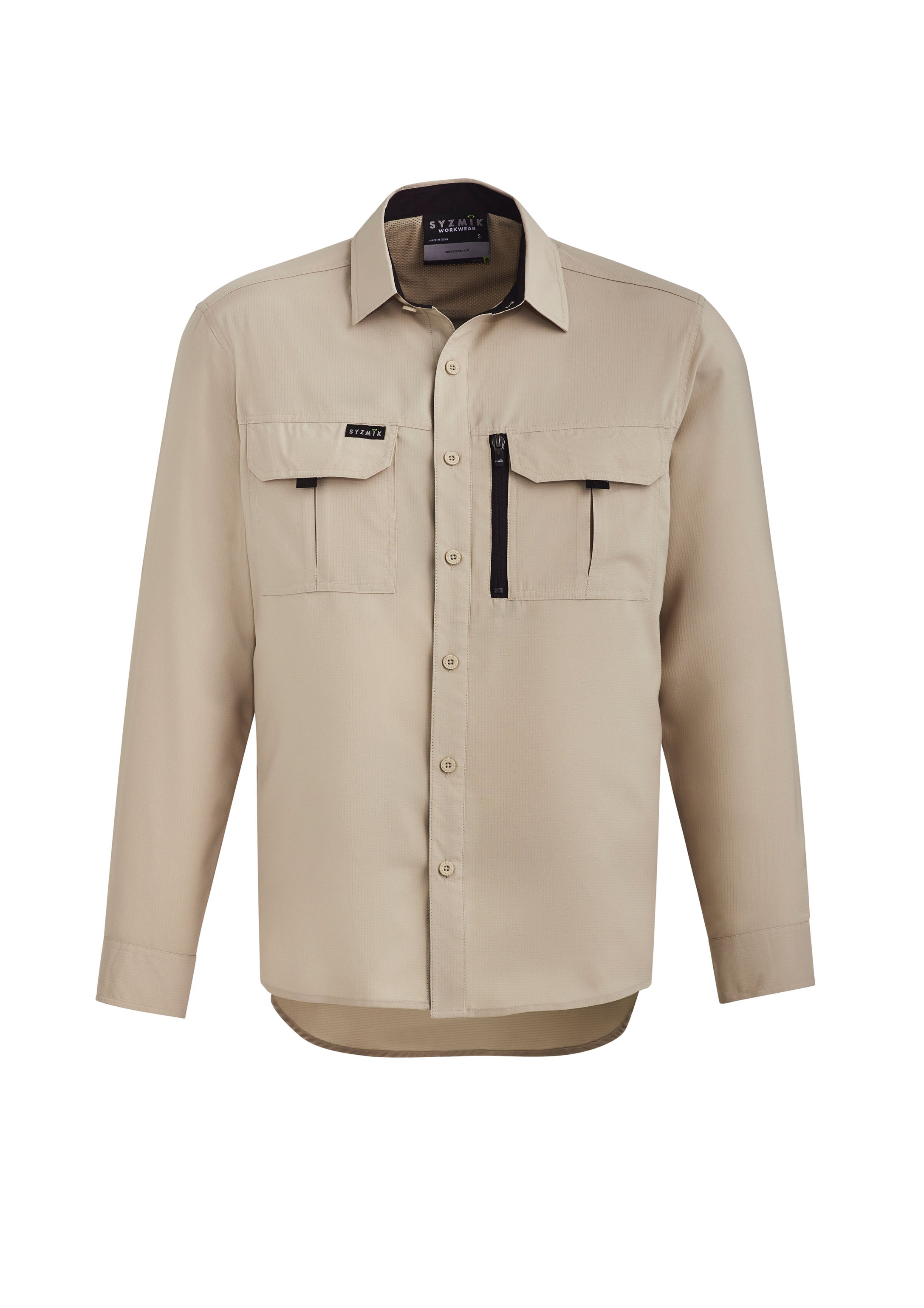 SYZMIK Mens Outdoor Long Sleeve Shirt ZW460