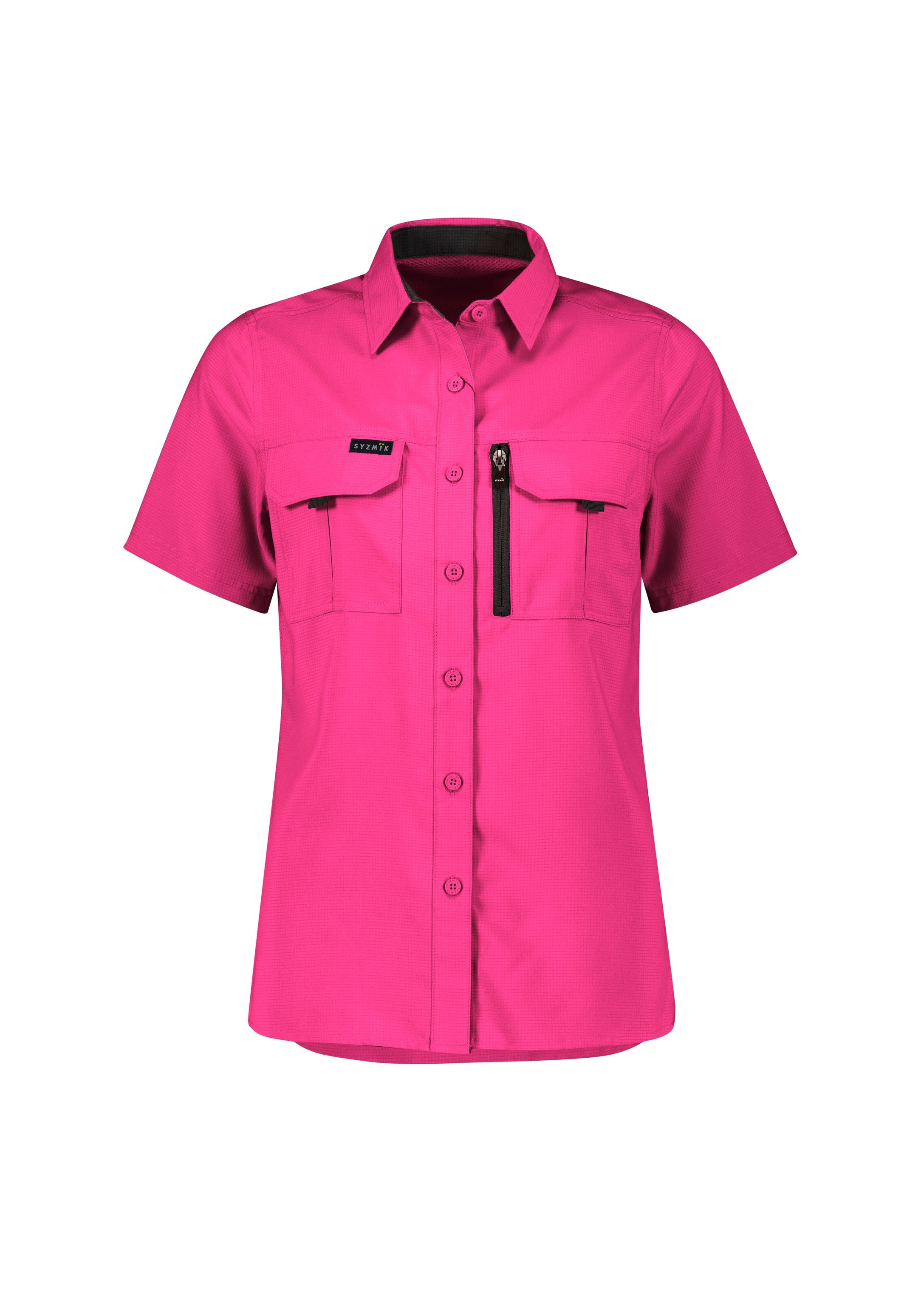 SYZMIK Womens Outdoor Short Sleeve Shirt ZW765