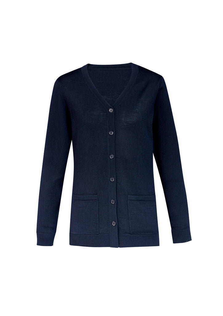 BIZ CARE Womens Button Front Knit Cardigan CK045LC