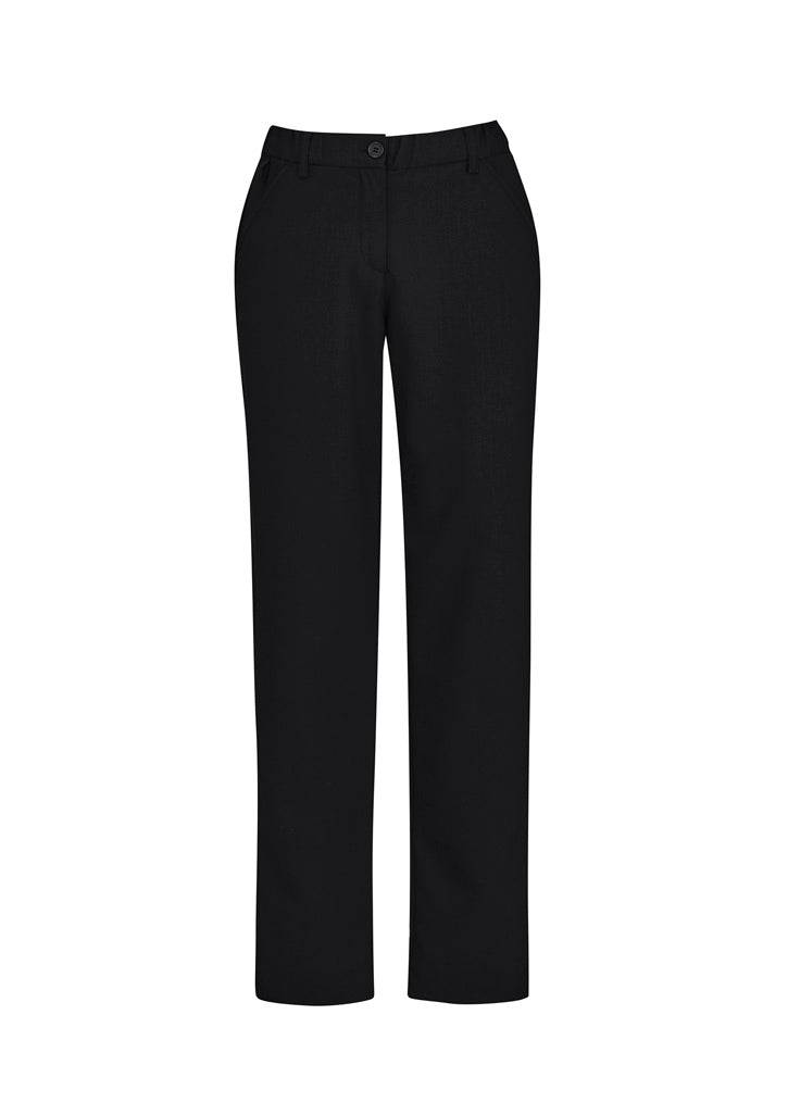 BIZ CARE Womens Comfort Waist Straight Leg Pant CL955LL