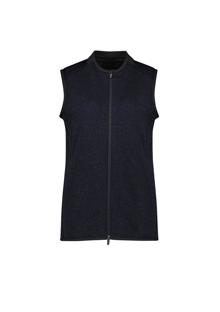 BIZ CARE Womens Nova Zip Front Vest CO343LV