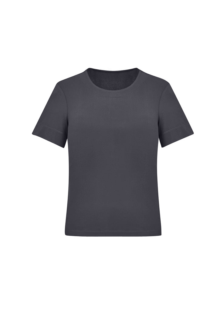 BIZ CARE Womens Marley Short Sleeve Jersey Top CS952LS