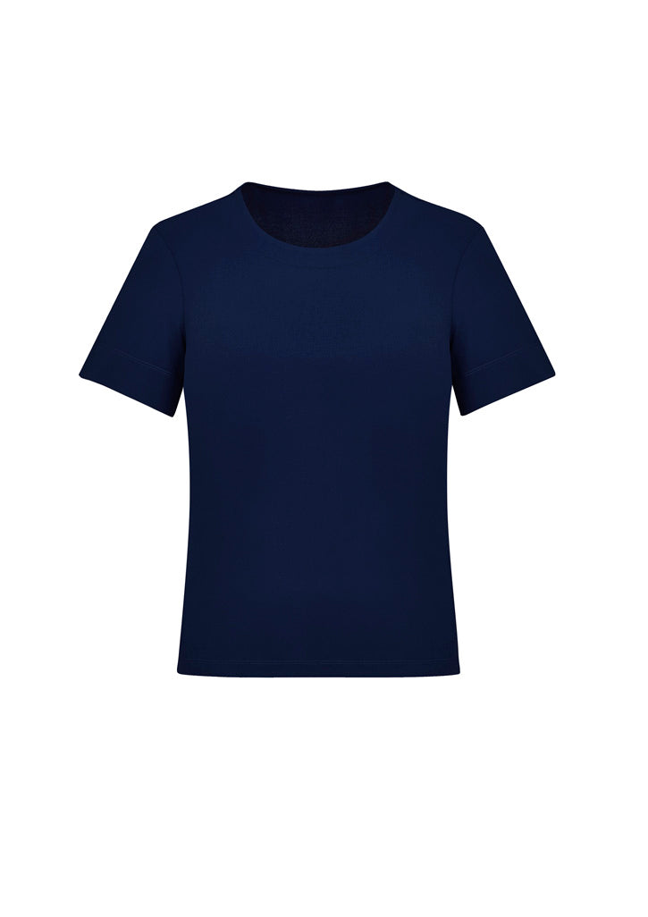 BIZ CARE Womens Marley Short Sleeve Jersey Top CS952LS