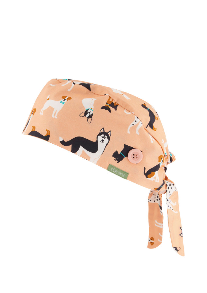 BIZ CARE Unisex Printed Scrub Cap CSC245U