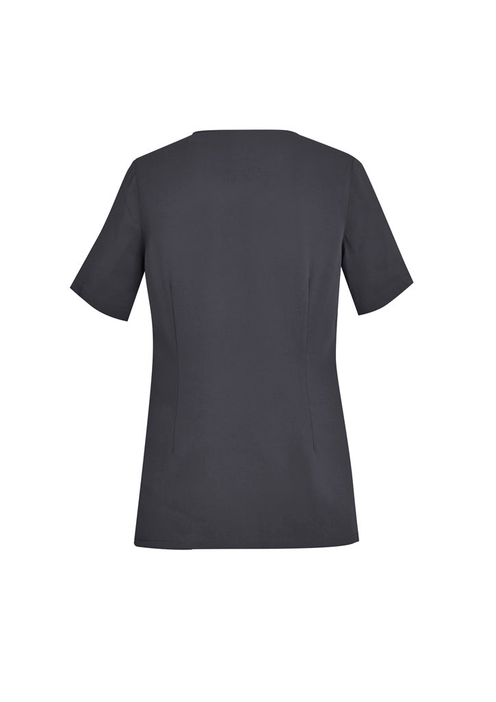 BIZ CARE Womens Avery Round Neck Scrub Top CST942LS
