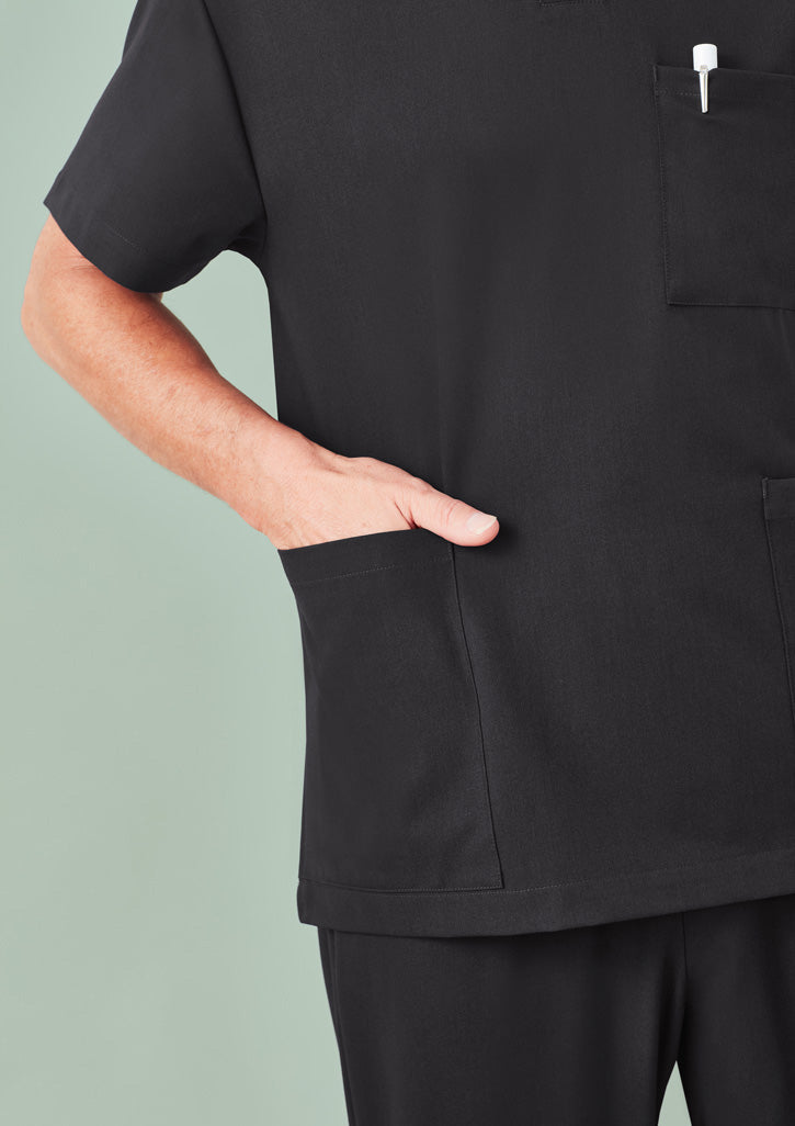 BIZ CARE Unisex Pulse V-Neck Scrub Top CU544US