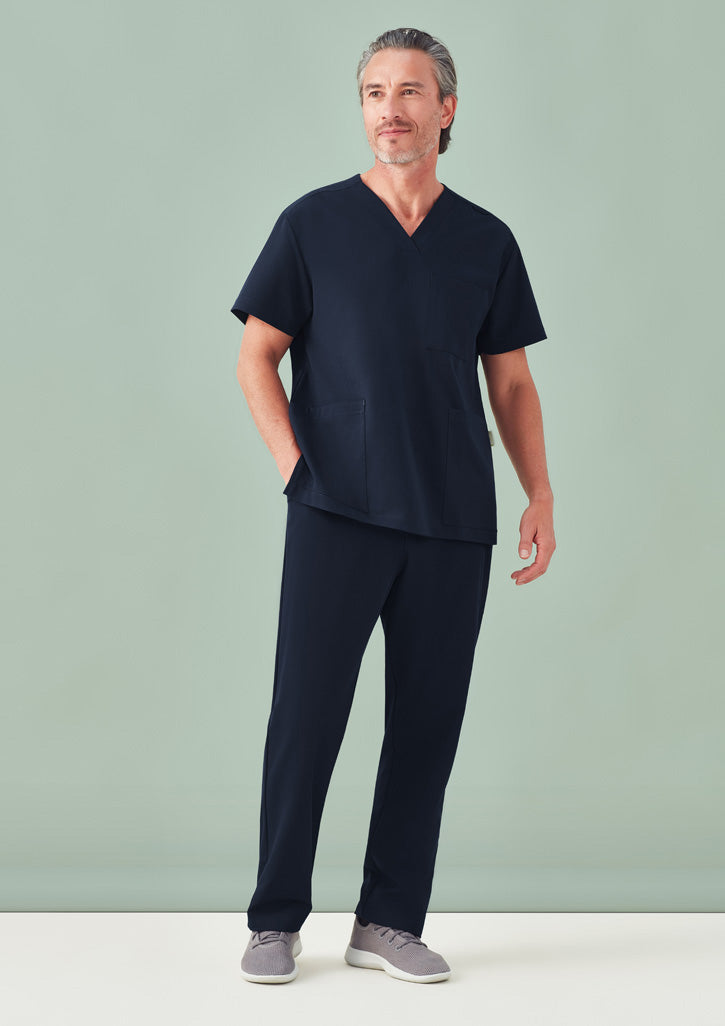 BIZ CARE Unisex Pulse V-Neck Scrub Top CU544US
