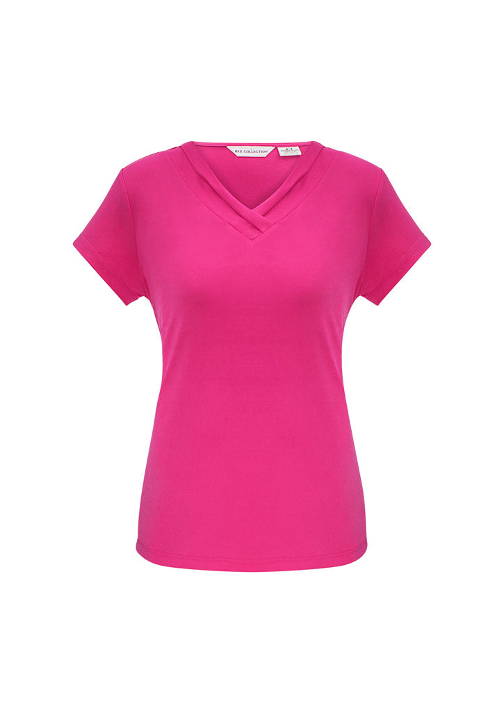 BIZ COLLECTION Womens Lana Short Sleeve Top K819LS