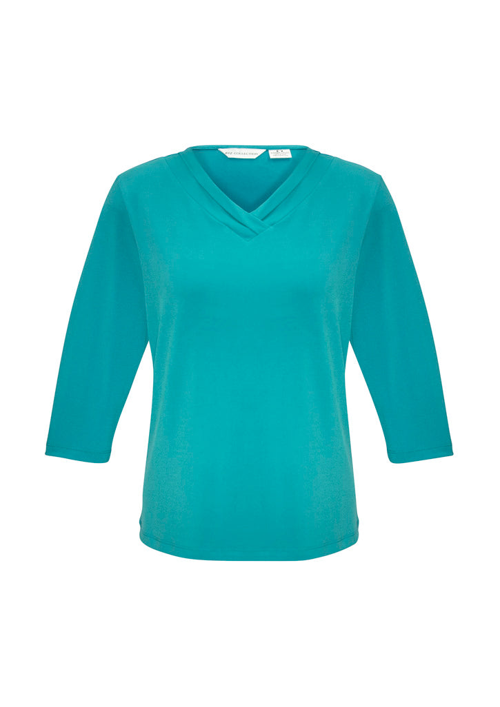 BIZ COLLECTION Womens Lana 3/4 Sleeve Top K819LT
