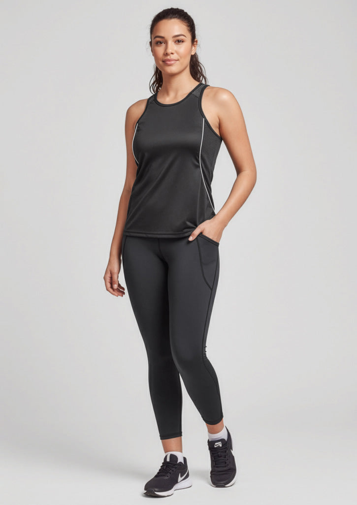 BIZ COLLECTION Womens Luna 7/8 Length Legging L323LT