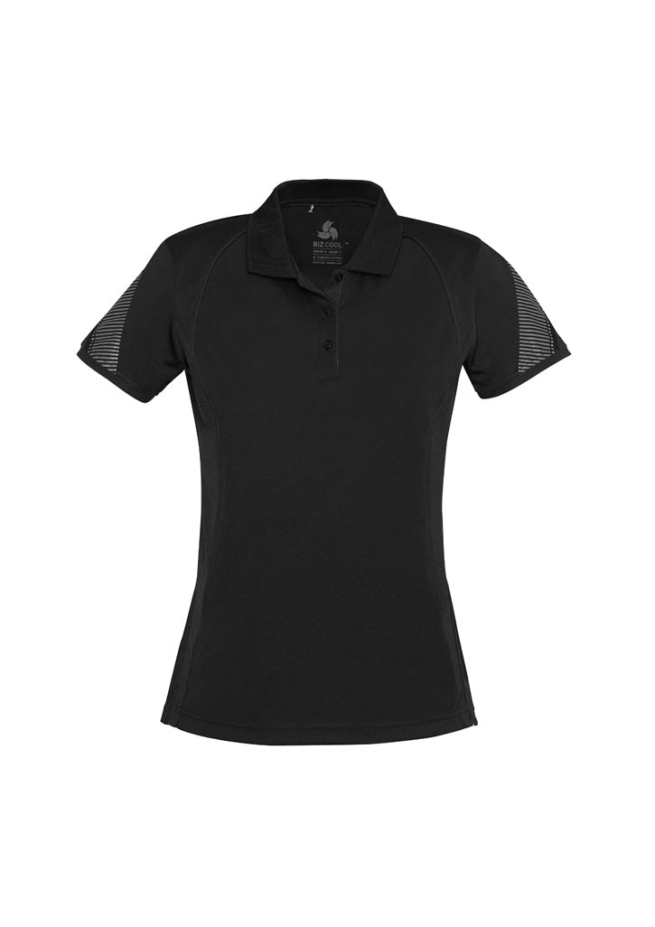 BIZ COLLECTION Womens Razor Short Sleeve Polo P405LS