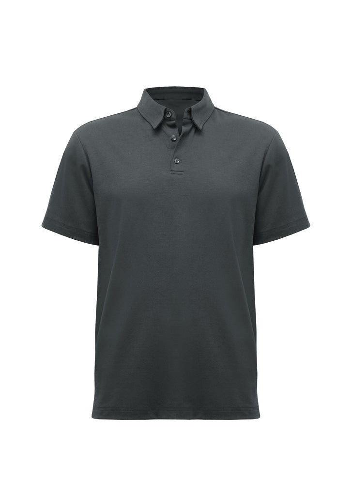 BIZ COLLECTION Mens Lotus Short Sleeve Polo P515MS