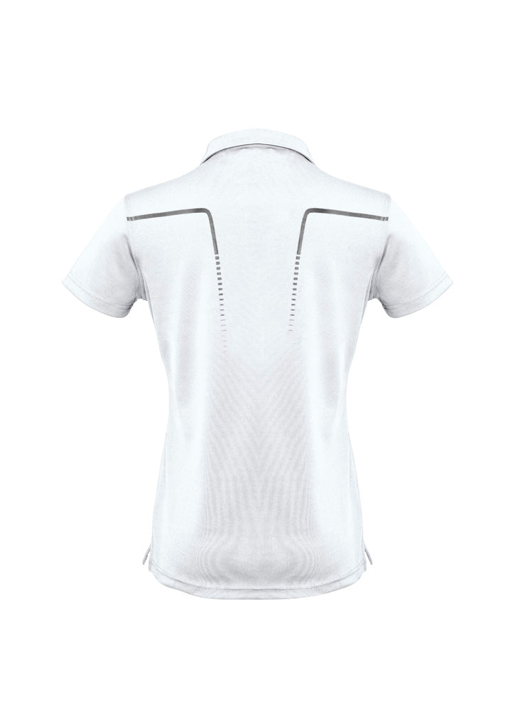 BIZ COLLECTION Womens Cyber Short Sleeve Polo P604LS