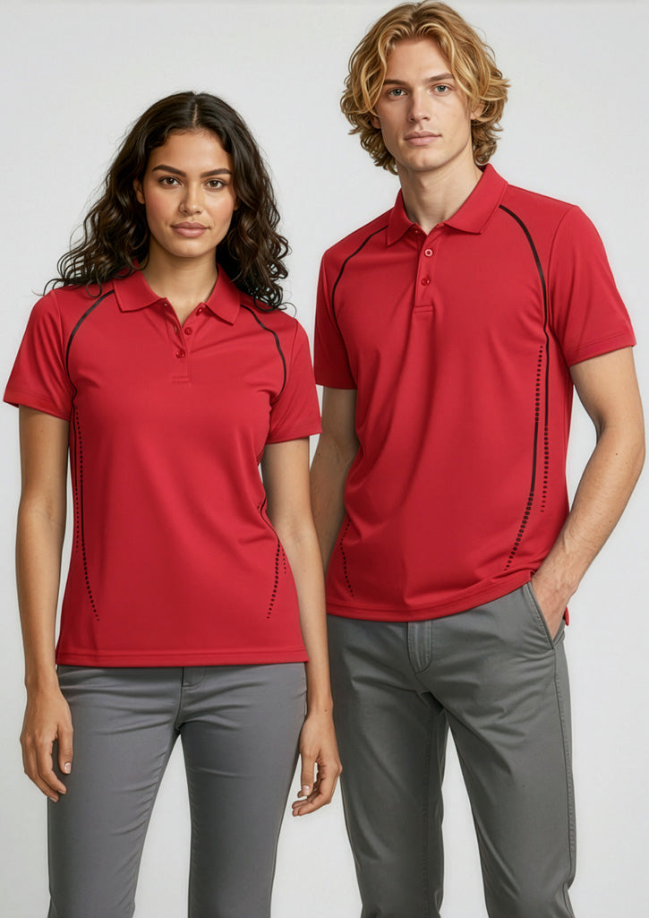 BIZ COLLECTION Mens Cyber Short Sleeve Polo P604MS