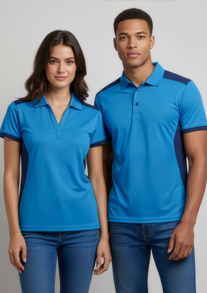 BIZ COLLECTION Womens Rival Short Sleeve Polo P705LS