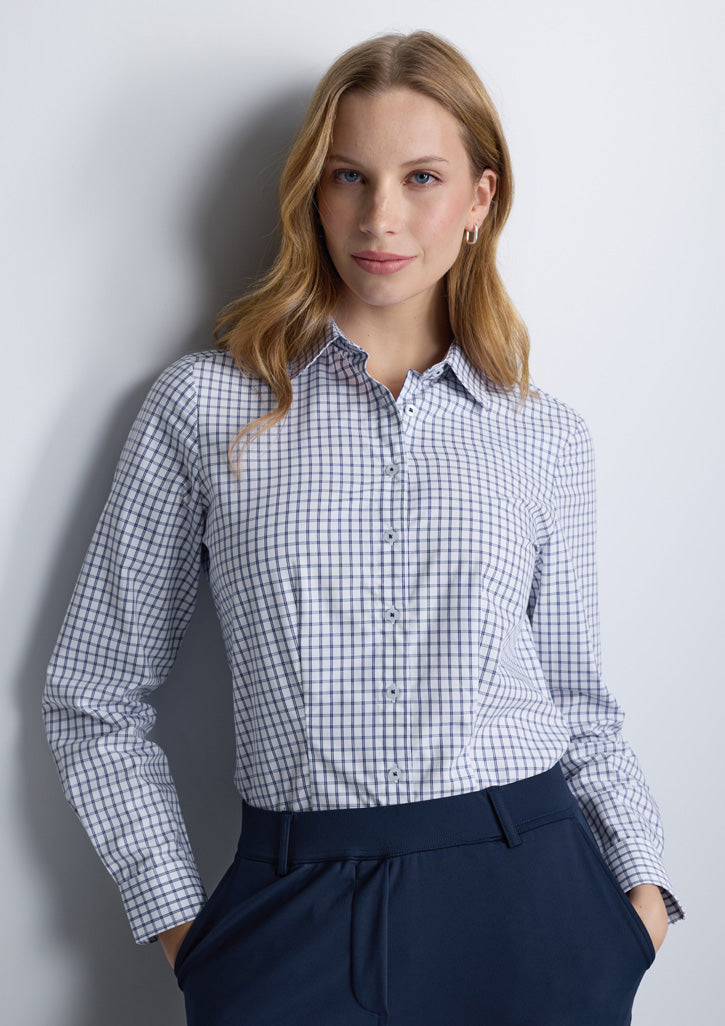 BIZ CORPORATES Noah Womens Long Sleeve Shirt RS670WL