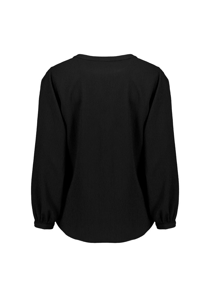 BIZ CORPORATES Womens Ruche Long Sleeve Blouse RU568LL