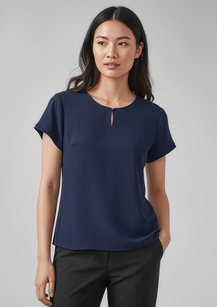 BIZ CORPORATES Womens Evelyn Short Sleeve Blouse RU569LS
