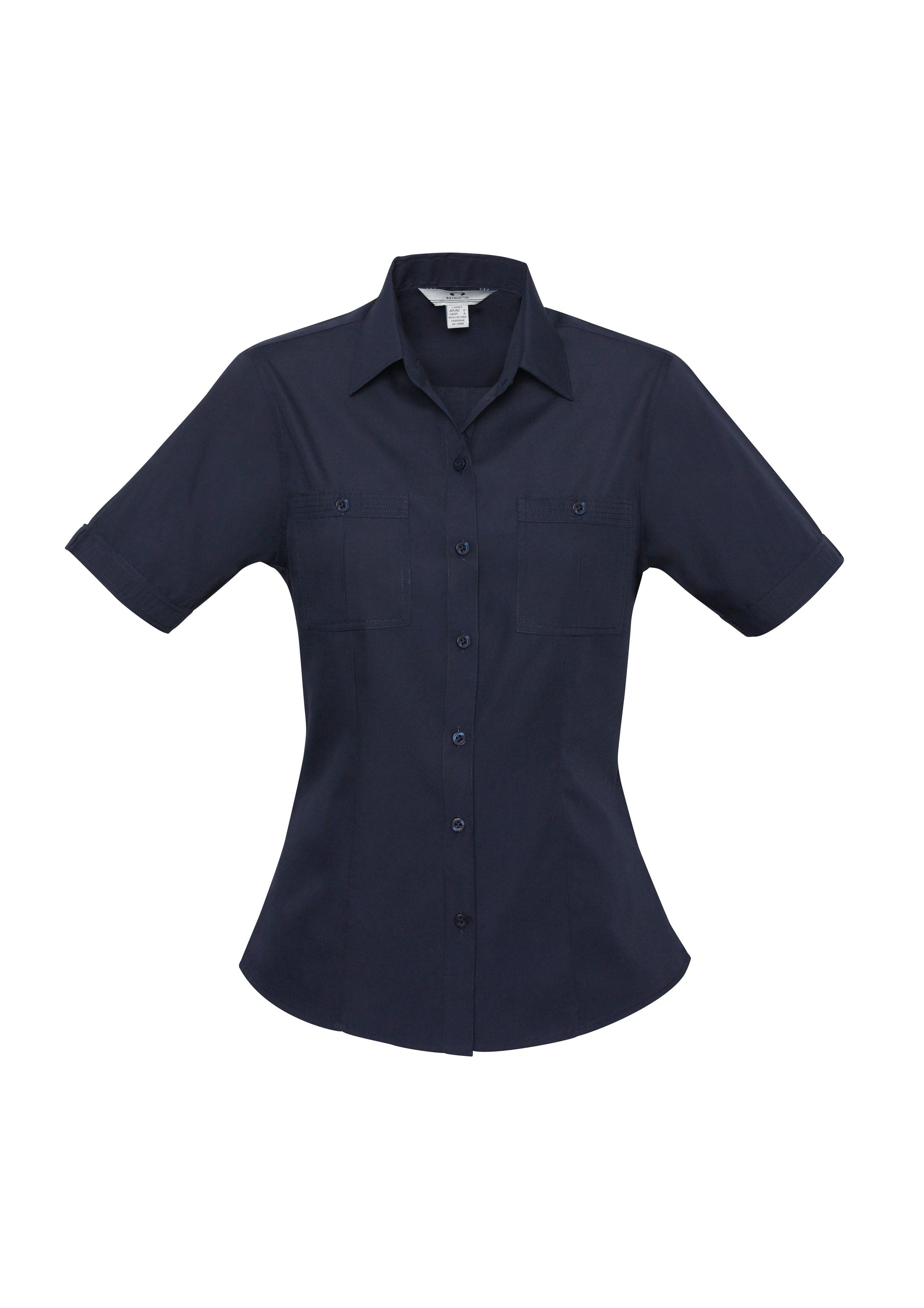 BIZ COLLECTION Womens Bondi Short Sleeve Shirt S306LS