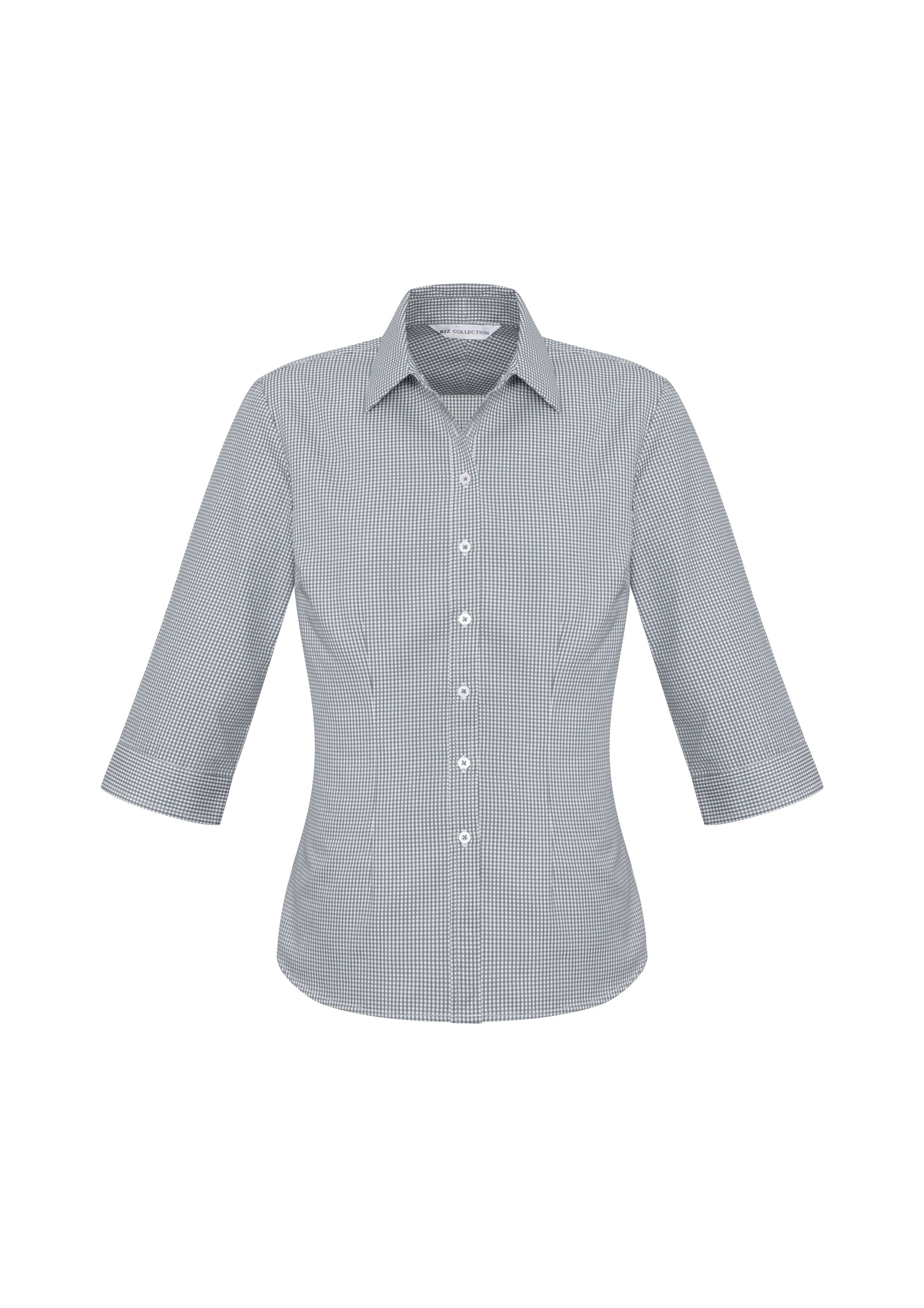 BIZ COLLECTION Womens Ellison 3/4 Sleeve Shirt S716LT