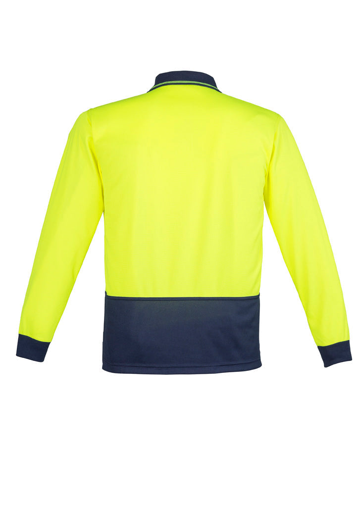 SYZMIK Unisex Hi Vis Basic Long Sleeve Polo ZH232