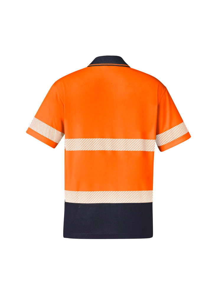 SYZMIK Unisex Hi Vis Segmented Tape Short Sleeve Polo ZH535