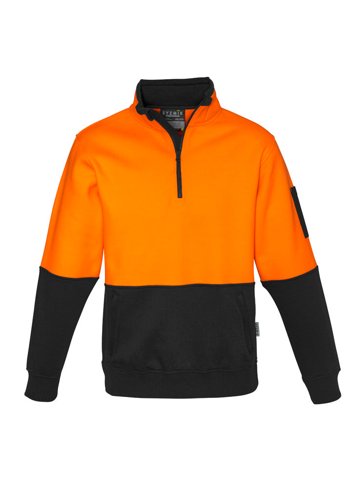 SYZMIK Unisex Hi Vis 1/2 Zip Pullover ZT476