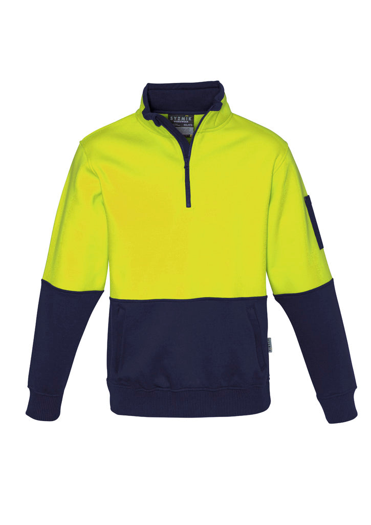 SYZMIK Unisex Hi Vis 1/2 Zip Pullover ZT476