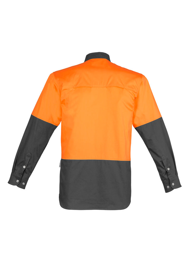 SYZMIK Mens Industrial Long Sleeve Shirt ZW122